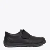 marques de renommée MiMaO FR Chaussures Enfants Classiques « velcro » En Cuir Memory Absorber Foam Noir 23