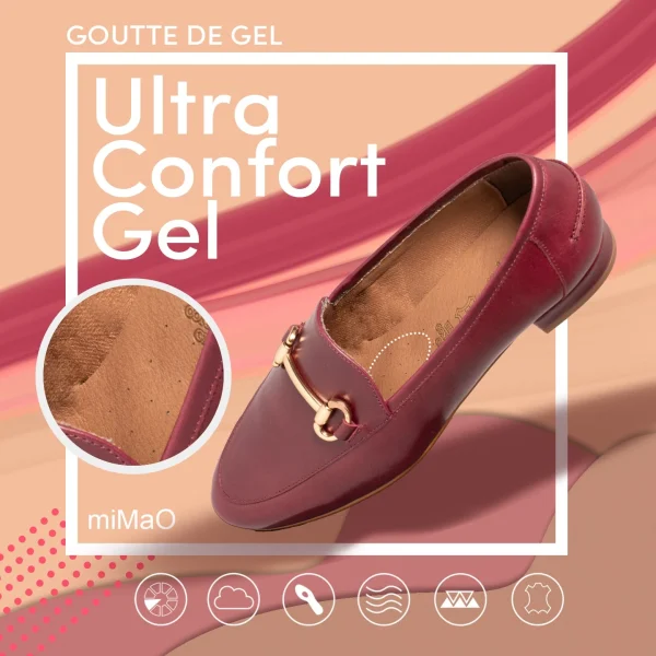 MiMaO ShopOnline STYLE – Mocassin MARRON Avec Ornement Métallique excellente qualité 8