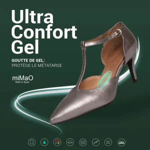 MiMaO ShopOnline COCKTAIL – Chaussures De Soirée En Métallisées ROSÉ Avec Talon Aiguille prix pas cher 21