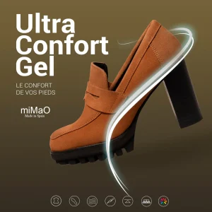 Meilleur Service MiMaO ShopOnline TREND – Mocassin à Talon Et Plateforme CAMEL 21