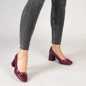 soldes pas cher MiMaO ShopOnline MIA – Chaussures à Talon Trapèze BORDEAUX 19