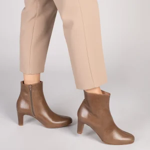 MiMaO ShopOnline DAILY – Bottines En Cuir TAUPE à prix d'occasion 19