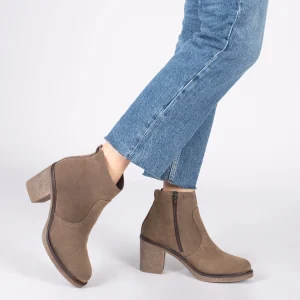 MiMaO ShopOnline KANSAS – Bottines Country En Cuir TAUPE en ligne officielle 19