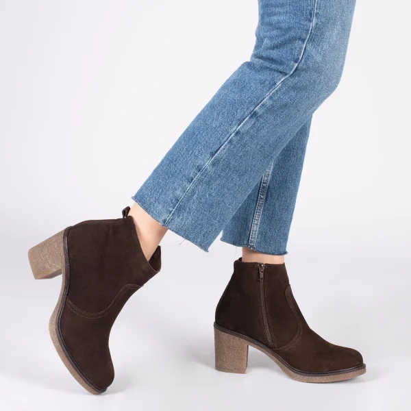 Large choix en ligne MiMaO ShopOnline KANSAS – Bottines Country En Cuir MARRON 7