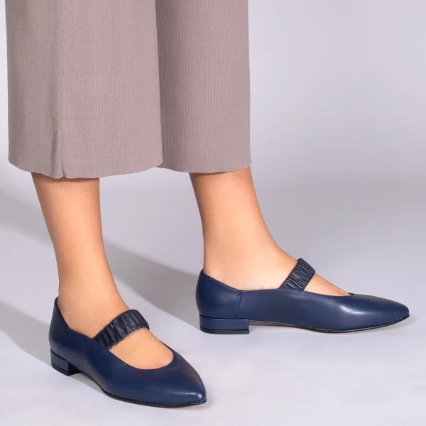 MiMaO ShopOnline DANSE – Ballerines Avec Bride élastique BLEU MARINE soldes ligne 7