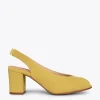 Neuve avec étiquette MiMaO ShopOnline WOMAN – Chaussures Sans Talon Peep-toe JAUNE 25