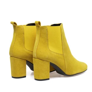 marque pas cher en ligne MiMaO ShopOnline BOTTINES URBAN- Bottines à Talon JAUNE 14