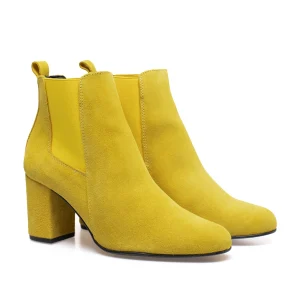 marque pas cher en ligne MiMaO ShopOnline BOTTINES URBAN- Bottines à Talon JAUNE 12