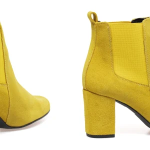 marque pas cher en ligne MiMaO ShopOnline BOTTINES URBAN- Bottines à Talon JAUNE 16