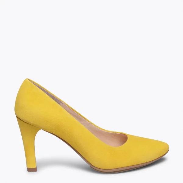 MiMaO ShopOnline URBAN GLAM – Talons Aiguilles Stiletto JAUNE Satisfait ou Remboursé 1