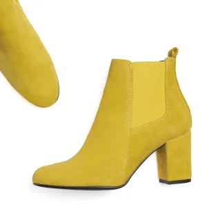 marque pas cher en ligne MiMaO ShopOnline BOTTINES URBAN- Bottines à Talon JAUNE 18