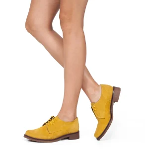 marque pas cher en ligne MiMaO ShopOnline OXFORD- Chaussures Oxford à Lacets Pour Femme JAUNE 22