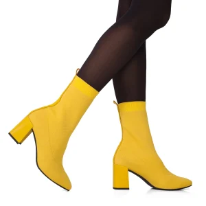 Prestation Et Rapide MiMaO ShopOnline CHAUSSETTE- Bottine Chaussette Pour Femme JAUNE 22