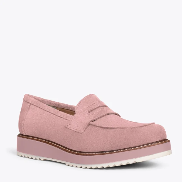 SOLDES TOUT À MiMaO ShopOnline CASUAL – Mocassins Pour Femmes Avec Plateforme ROSE 5