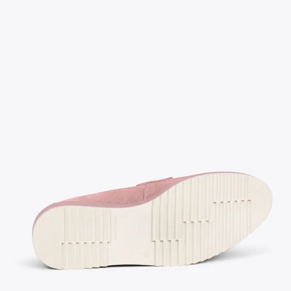 SOLDES TOUT À MiMaO ShopOnline CASUAL – Mocassins Pour Femmes Avec Plateforme ROSE 6