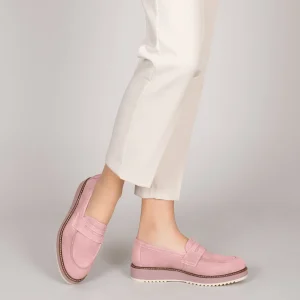 SOLDES TOUT À MiMaO ShopOnline CASUAL – Mocassins Pour Femmes Avec Plateforme ROSE 19