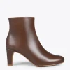 MiMaO ShopOnline DAILY – Bottines En Cuir MARRON magasin pour 25