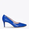 MiMaO ShopOnline STILETTO – Chaussures En Cuir Verni BLEU Avec Talon Aiguille Satisfait ou Remboursé 23