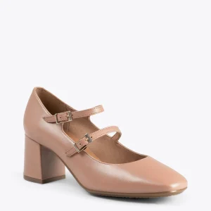 pas cher en ligne MiMaO ShopOnline FEBRIS – Chaussures En Cuir Nappa Avec Brides NUDE 15