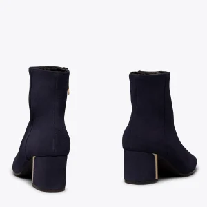 Dernières Nouveautés MiMaO ShopOnline GOLD – Bottines Pour Femme BLEU MARINE 15