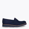 MiMaO ShopOnline CASUAL – Mocassins Pour Femmes Avec Plateforme BLEU MARINE authentiques 23