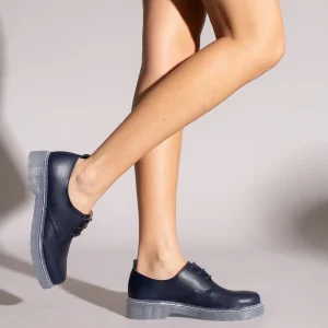 à prix d'occasion MiMaO ShopOnline ANGLAIS- Chaussure à Lacets Pour Femme BLEU MARINE 22