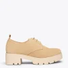 en ligne vente MiMaO ShopOnline CANDEM – Chaussures à Lacets Avec Talon Et Plateforme BEIGE 25