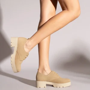 en ligne vente MiMaO ShopOnline CANDEM – Chaussures à Lacets Avec Talon Et Plateforme BEIGE 22