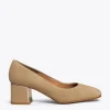 Satisfait ou Remboursé MiMaO ShopOnline FEMME – Escarpins Talon Moyen Et Bout Carré TAUPE 22