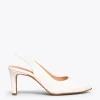 marques pas cher MiMaO ShopOnline COCKTAIL – Chaussure Talon Ouvert BLANC Et à Talon Aiguille 22