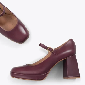 Réductions MiMaO ShopOnline BRIGITTE – Chaussures à Bracelet Et Talon Bloc BORDEAUX 11