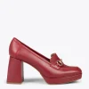 MiMaO ShopOnline ANNETTE – Mocassins Pour Femme à Talon Et Plateforme BORDEAUX soldes luxe 25