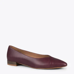 REMISE MiMaO ShopOnline MARIE – Chaussures Plates à Bout Pointu BORDEAUX 15