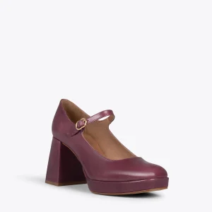 Réductions MiMaO ShopOnline BRIGITTE – Chaussures à Bracelet Et Talon Bloc BORDEAUX 15