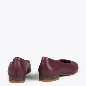 REMISE MiMaO ShopOnline MARIE – Chaussures Plates à Bout Pointu BORDEAUX 13