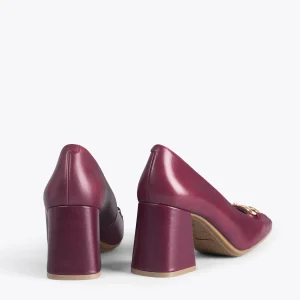 soldes pas cher MiMaO ShopOnline MIA – Chaussures à Talon Trapèze BORDEAUX 13