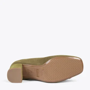 online boutique MiMaO ShopOnline EMMA – Chaussures à Talon à Bout Carré VERT 17