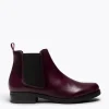 MiMaO ShopOnline CHELSEA – Bottine Chelsea En Cuir BORDEAUX De Qualité 23