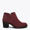 SOLDES TOUT À MiMaO ShopOnline LOOK – Bottines BORDEAUX Tige Courte Pour Femme 22