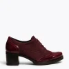 MiMaO ShopOnline OXFORD – Chaussures à Lacets Petits Trous BORDEAUX nouvelle saison 23