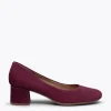 marques pas cher MiMaO ShopOnline URBAN ROND – Chaussure à Talon Bas BORDEAUX 25