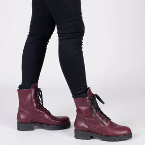 magasin pour MiMaO ShopOnline MILITAIRE – Bottines Militaires Pour Femme BORDEAUX 19