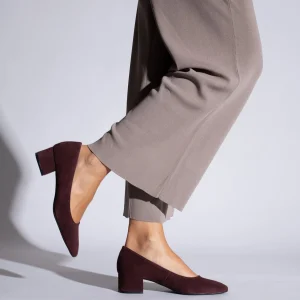 MiMaO ShopOnline URBAN TREND – Chaussure à Bout Carré BORDEAUX Livraison gratuite 19