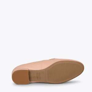 MiMaO ShopOnline CHAIN – Mocassins élégants Pour Femmes NUDE Meilleur Prix 17