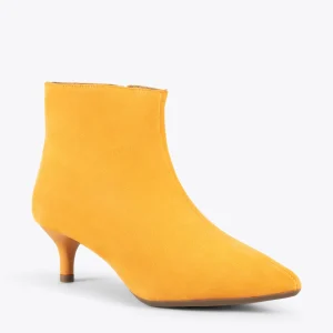 styles dernier cri MiMaO ShopOnline OUTFIT – Bottines élégantes à Talon Kitten JAUNE 15