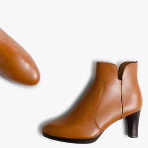 Paris MiMaO ShopOnline ROME – Bottines Habillées à Talon CAMEL 11