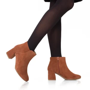 beauté MiMaO ShopOnline DAY – Bottines Casual En Cuir MARRON 22