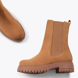 MiMaO ShopOnline CAMBRIDGE – Bottines Chelsea CAMEL à Semelle Track site soldes 11