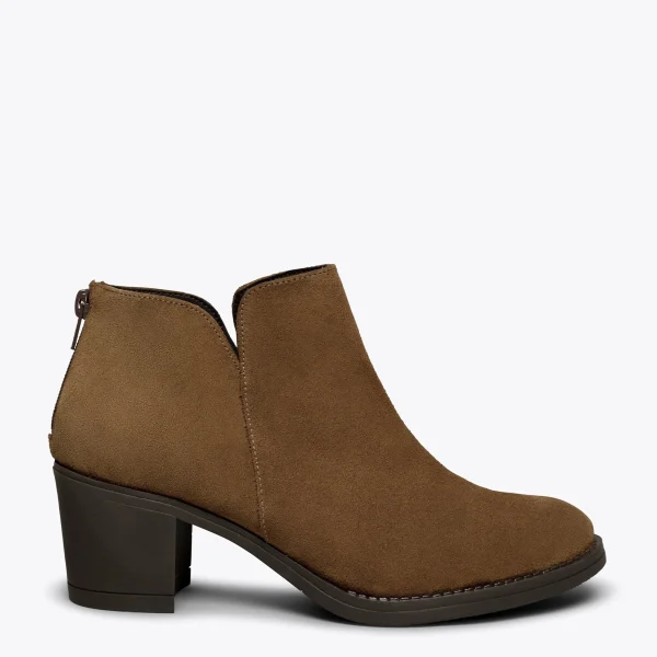 MiMaO ShopOnline LOOK – Bottines CAMEL Tige Courte Pour Femme magasin 1