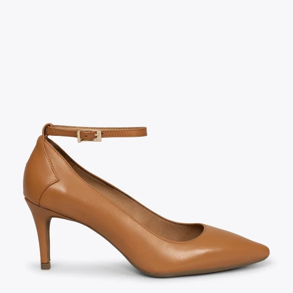 MiMaO ShopOnline STILETTO BRACELET – Chaussures à Talon Fin Avec Bracelet CAMEL achat pas cher 1